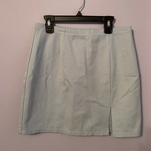 Vintage Baby Blue Mini Skirt